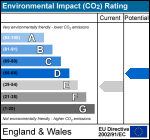 Environmental (CO₂) Impact Rating of 25 Lamel Street: Current 45 / Potential 62